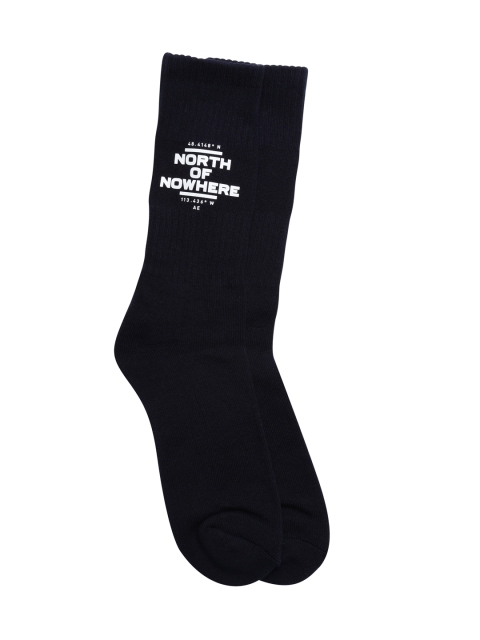 

AMERICAN EAGLE OUTFITTERS Men Navy Blue Solid Above Ankle Length Socks