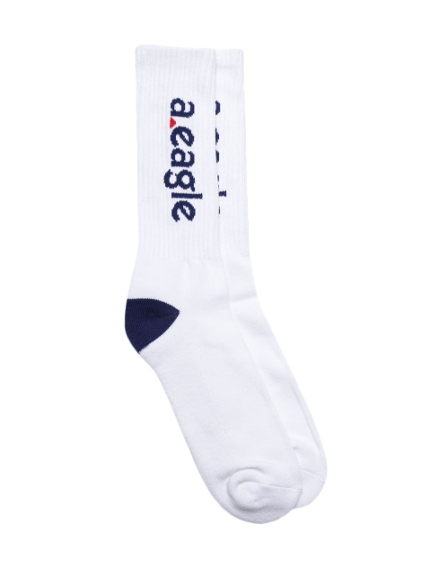 

AMERICAN EAGLE OUTFITTERS Men White Solid Above Ankle Length Socks