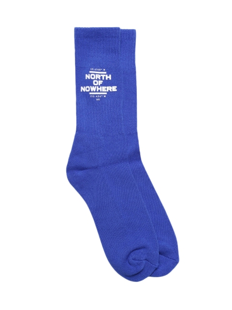 

AMERICAN EAGLE OUTFITTERS Men Blue Solid Above Ankle Length Socks