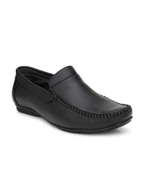 

Fentacia Men Black Formal Slip-Ons