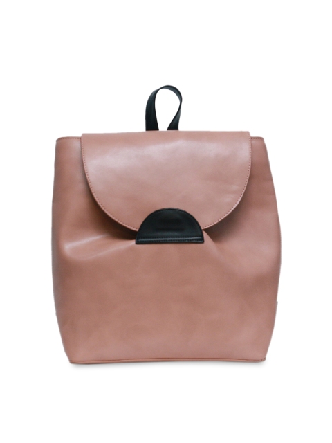 

Diwaah Women Peach-Coloured Solid Backpack