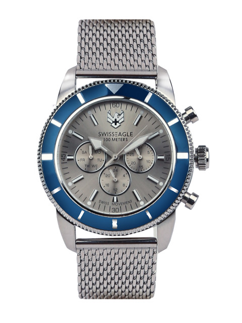 

Swiss Eagle Men Blue Analogue Watch SE-9130-22