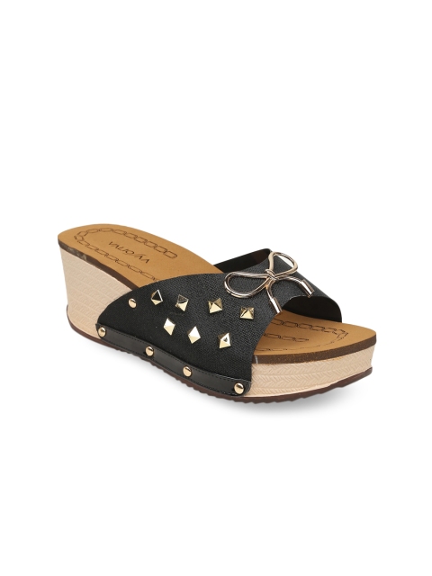 

VALIOSAA Women Black Embellished Heels