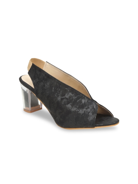 

VALIOSAA Women Black Solid Peep Toes