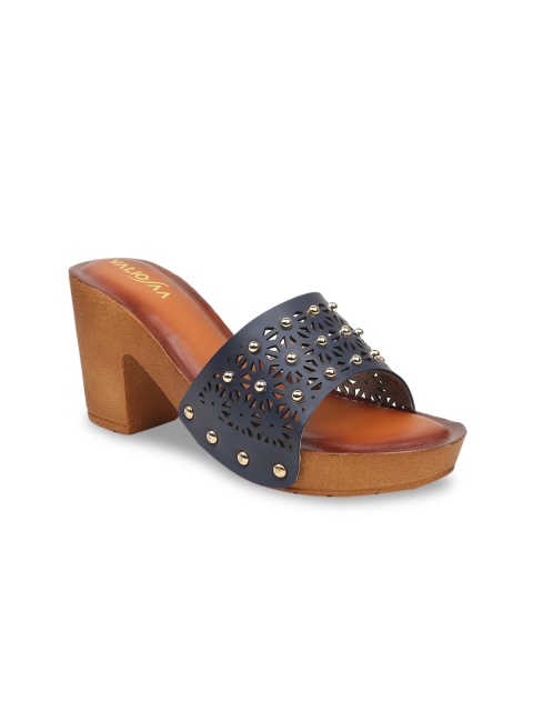 

VALIOSAA Women Navy Blue Embellished Heels