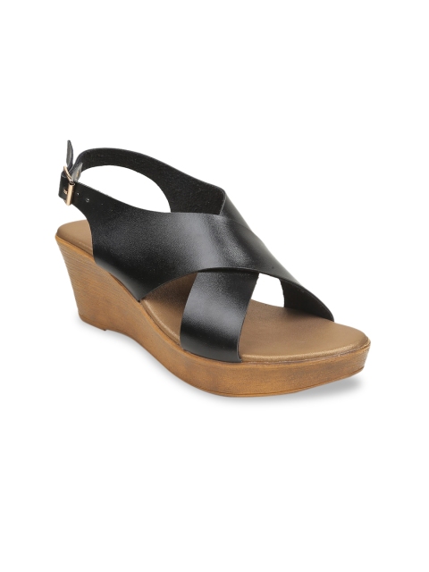 

VALIOSAA Women Black Solid Heels