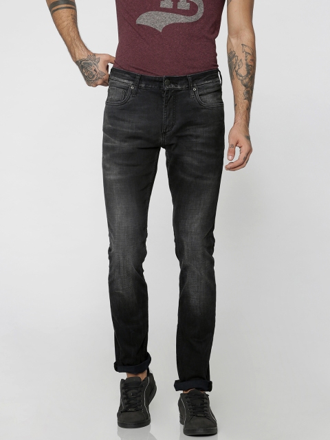 

Jack & Jones Men Black Ben Skinny Fit Low-Rise Clean Look Stretchable Jeans