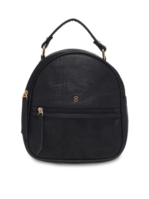 

HORRA Women Black Solid Backpack
