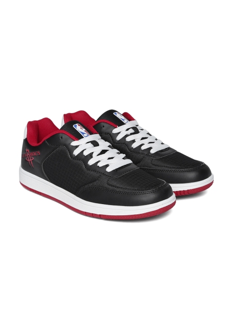 

NBA Men Black Houston Rockets Sneakers