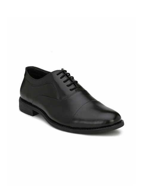 

SADDLE & BARNES Men Black Formal Leather Oxfords