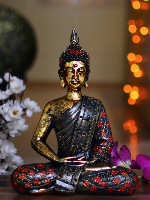 

Archies Multicoloured Buddha Showpiece, Multi