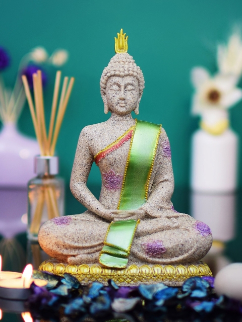 

Archies Grey Buddha Showpiece