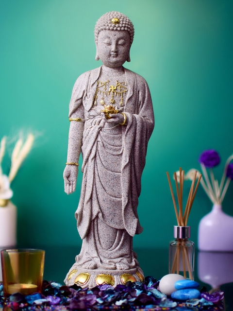 

Archies Grey Buddha Showpiece