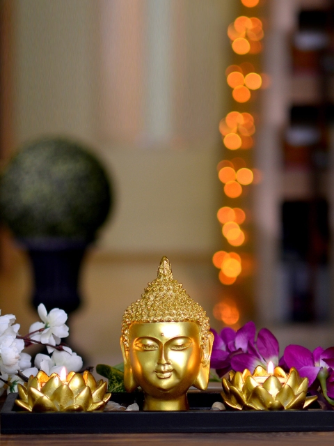 

Archies Gold-Toned Buddha Showpiece