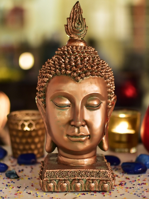 

Archies Copper-Toned Buddha Showpiece