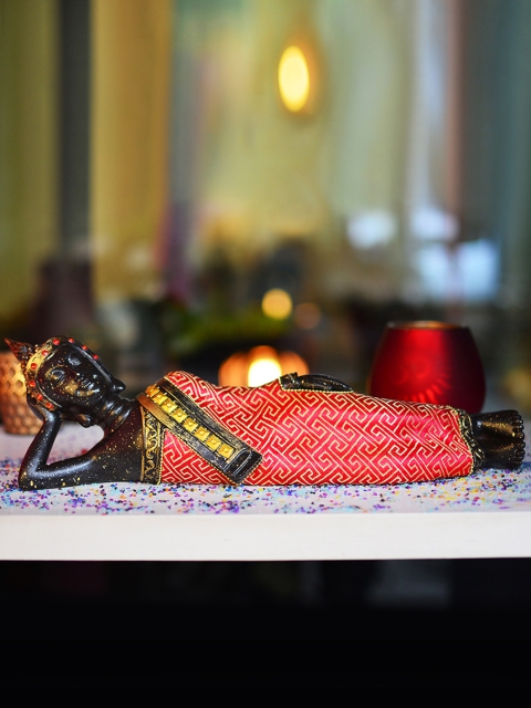 

Archies Black & Red Buddha Showpiece