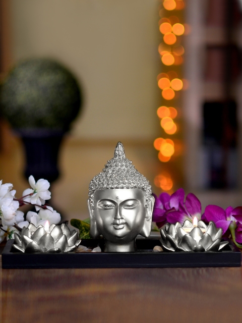 

Archies Silver-Toned Buddha Showpiece