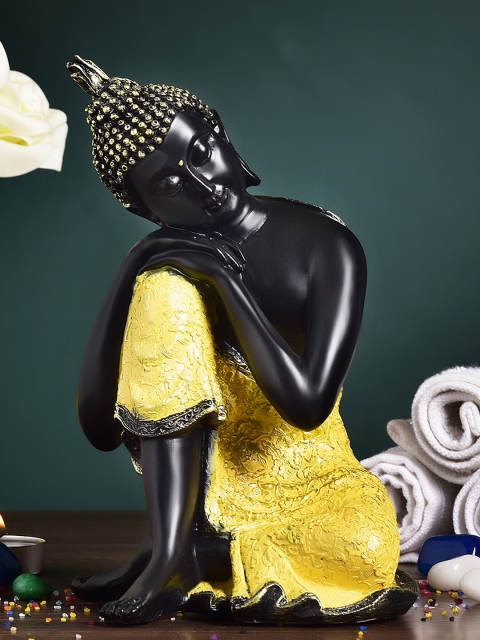 

Archies Gold-Toned & Black Buddha Showpiece