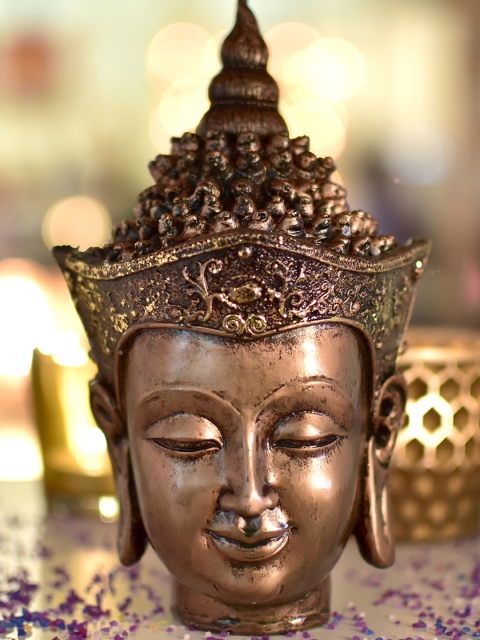 

Archies Copper-Toned Buddha Showpiece