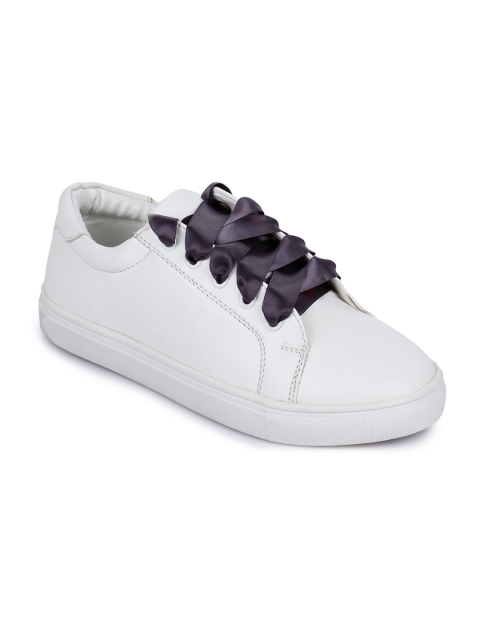 

Bruno Manetti Women White Sneakers