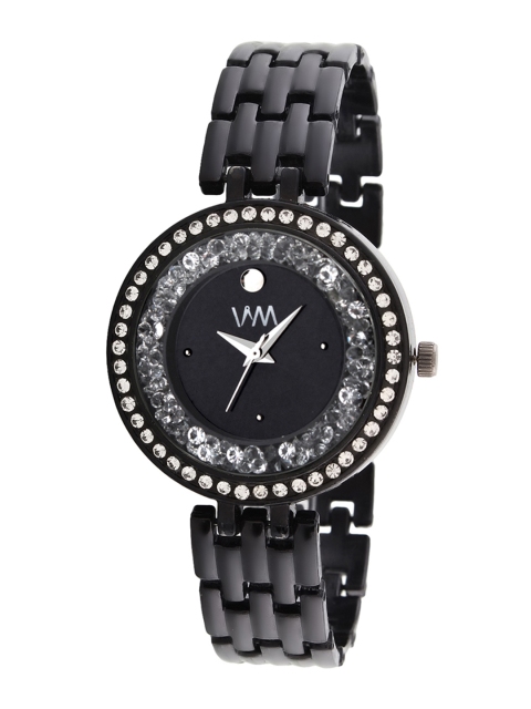 

WM Women Black Analogue Watch WMAL-352