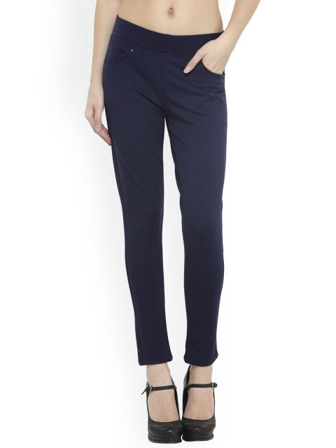 

Westwood Women Navy-Blue Treggings