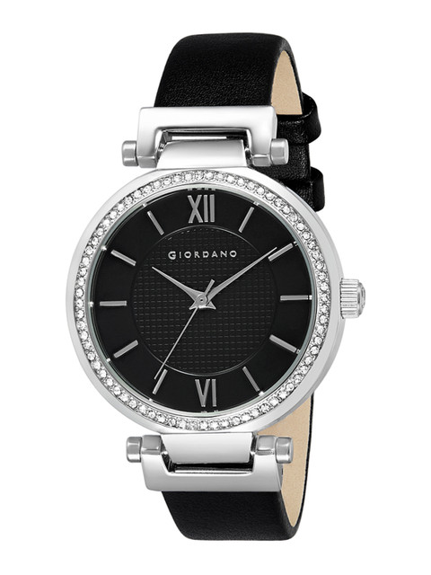 

GIORDANO Women Black Analogue Watch 2764-01