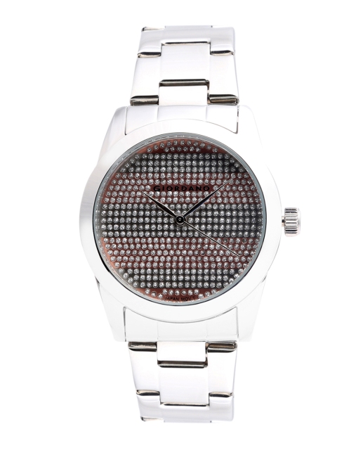 

GIORDANO Women Silver-Toned Analogue Watch 2977-11