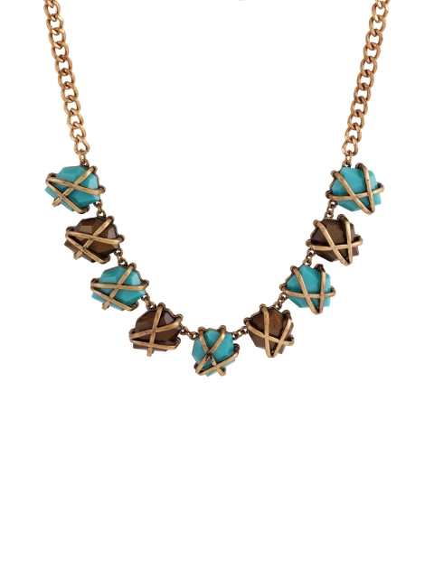 

Kazo Multicoloured Alloy Gold-Plated Chain, Multi