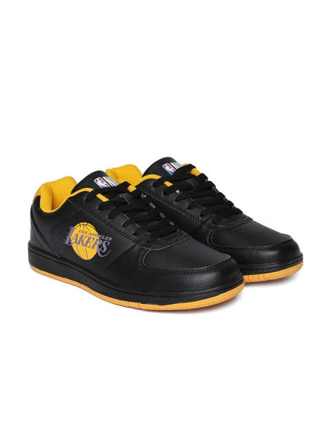 

NBA Men Black Los Angeles Lakers Sneakers