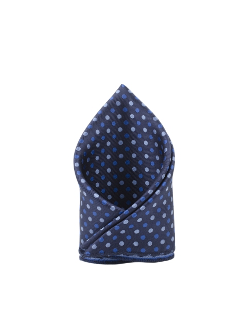 

Tossido Men Blue Woven Design Pocket Square
