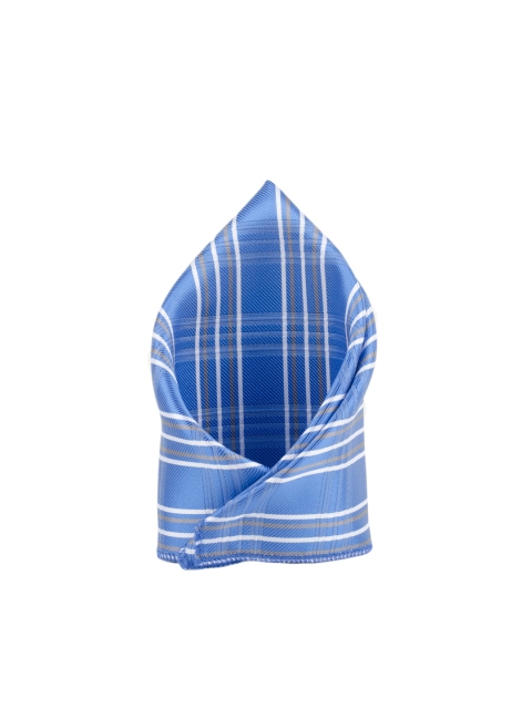 

Tossido Men Blue Woven Design Pocket Square