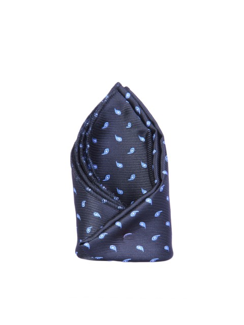 

Tossido Men Blue Woven Design Pocket Square