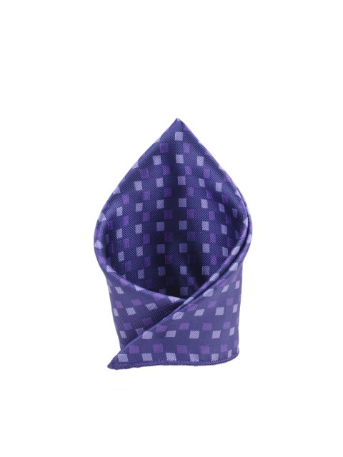 

Tossido Men Purple & Blue Woven Design Pocket Square