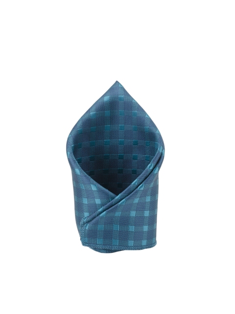 

Tossido Men Green Woven Design Pocket Square