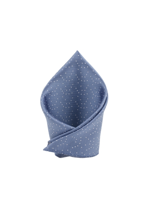 

Tossido Men Blue Woven Design Pocket Square
