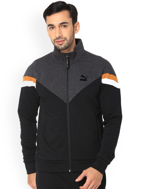 

Puma Men Black Colourblocked VK Sporty Jacket
