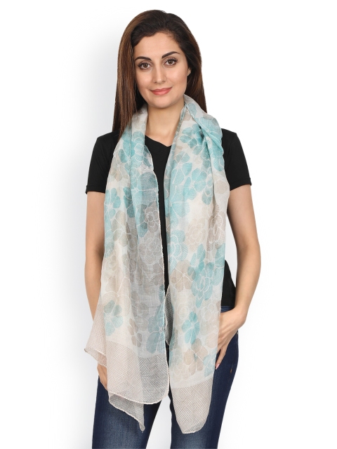 

FabSeasons Brown Printed Scarf