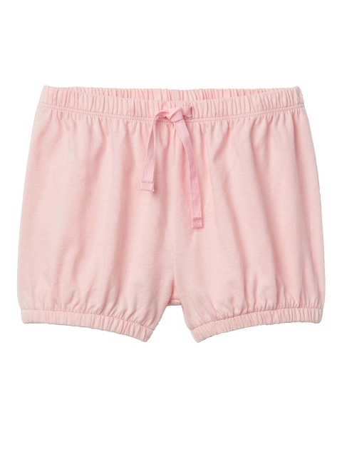

GAP Toddler Girls Pink Solid Bubble Shorts