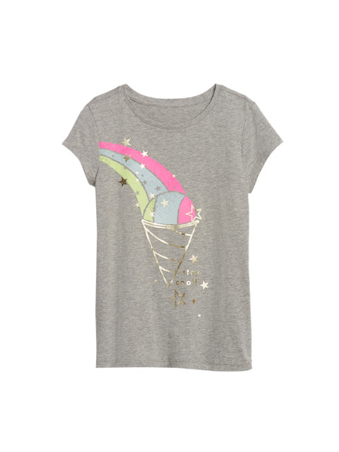 

GAP Girls Graphic Short Sleeve T-shirt, Grey