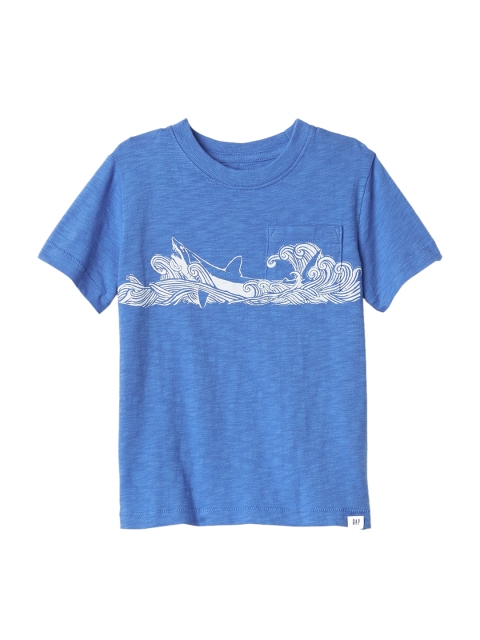 

GAP Boys Blue Graphic T-Shirt