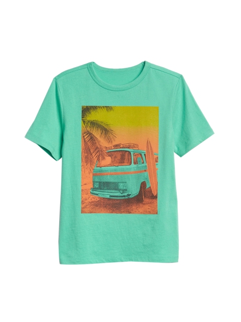 

GAP Boys Green Graphic T-Shirt