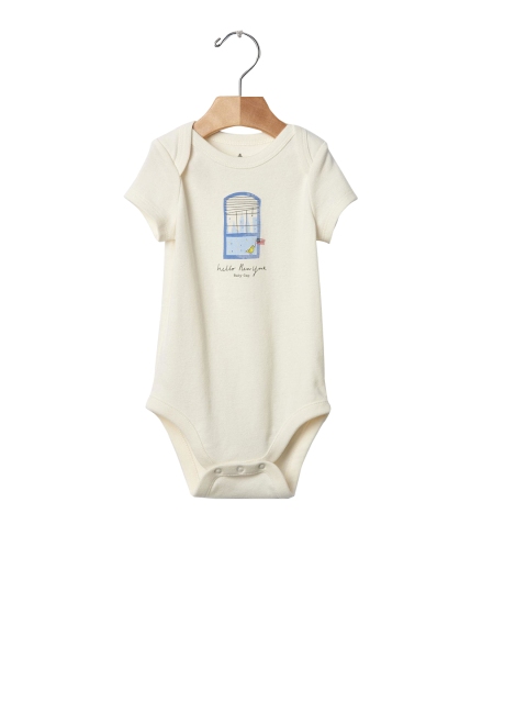 

GAP Girls White Hello City Graphic Bodysuit