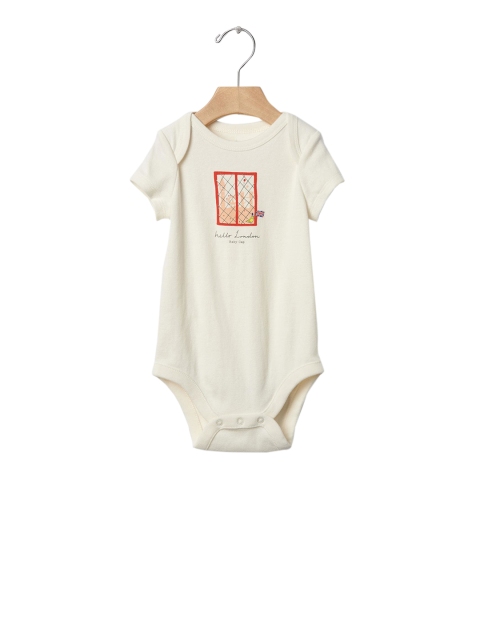 

GAP Girls White Hello City Graphic Bodysuit