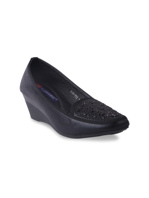 

MSC Women Black Slip-On Sneakers