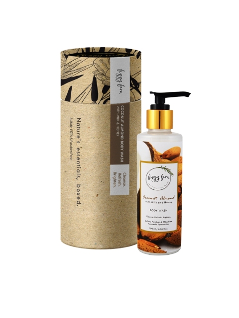 

Fizzy Fern Coconut Almond Body Wash with Milk & Honey 200 ml, Off white