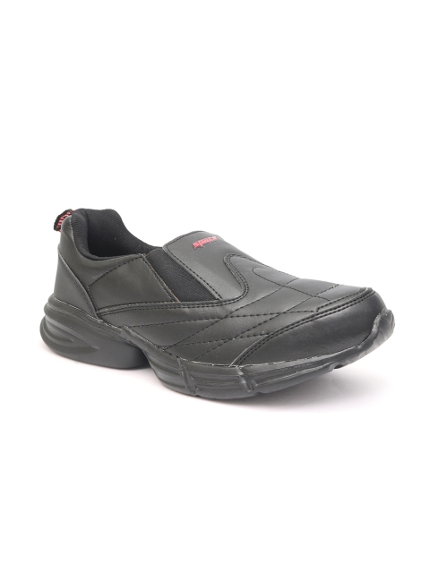 

Sparx Men Black Leather Running Shoes