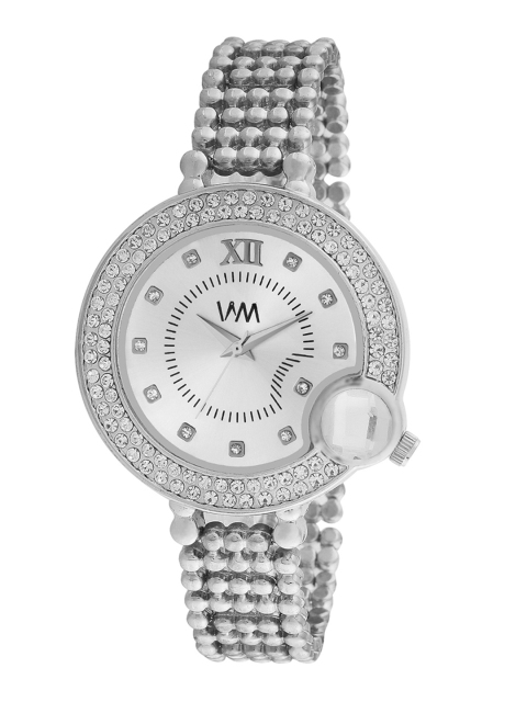 

WM Women Silver-Toned Analogue Watch