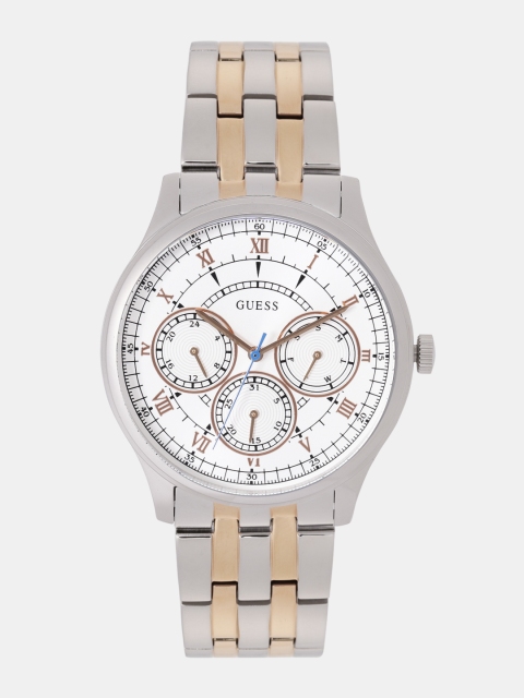 

GUESS Men Off-White Analogue Watch W1180G1-2
