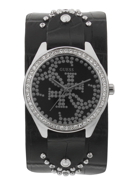 

GUESS Women Black Analogue Watch W1140L1